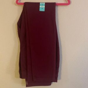 Maroon skinny jeans. Size 10.
